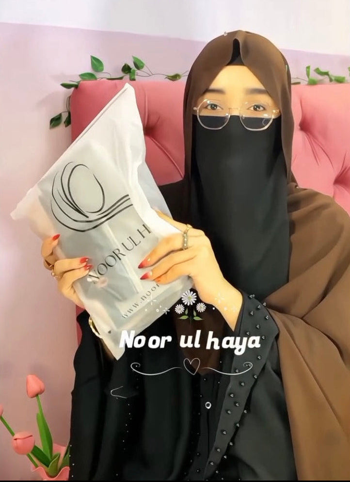 Georgette hijab bundle by NoorulHaya – pack of 3 georgette hijabs