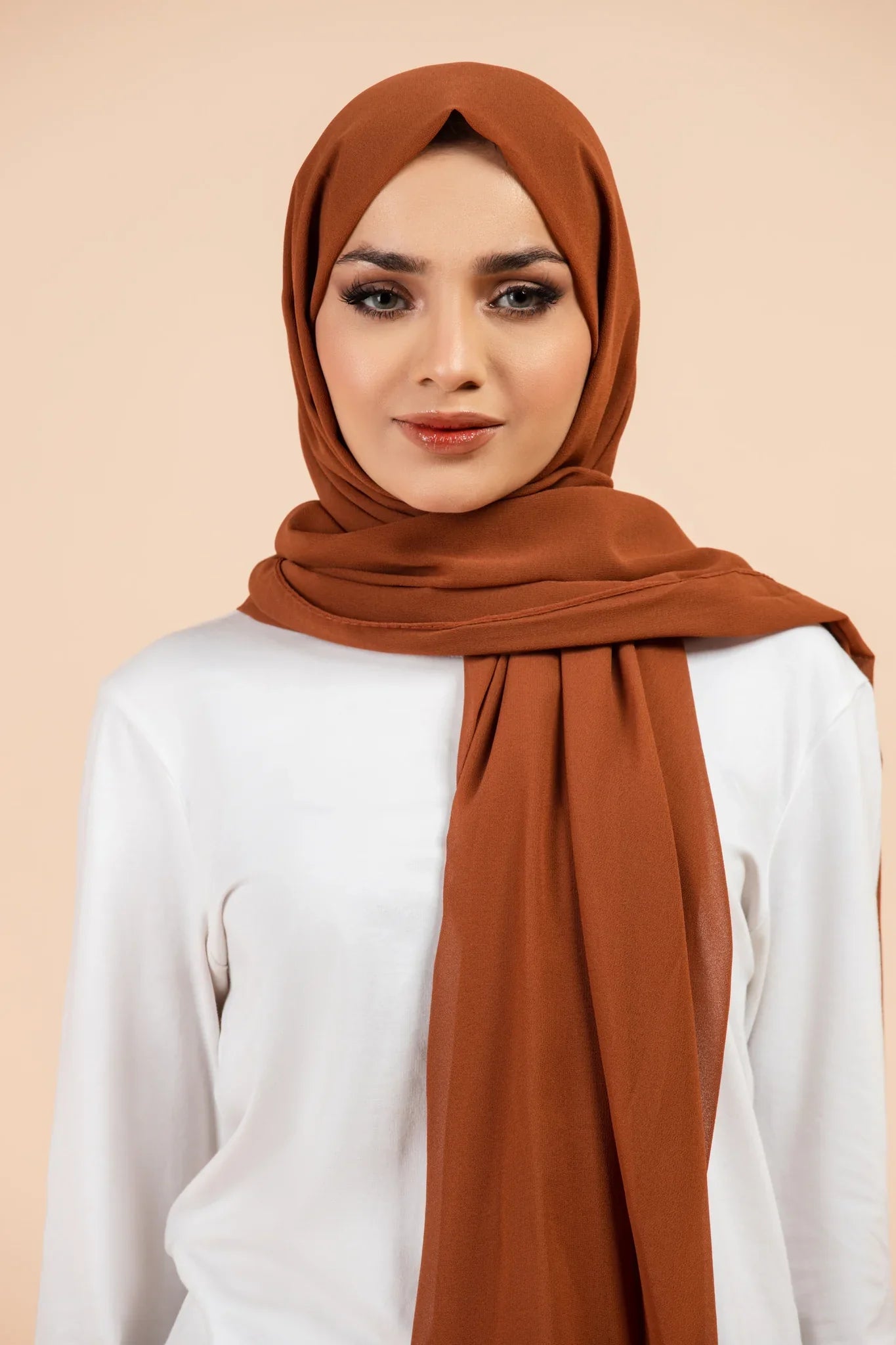 Premium Georgette - Caramel