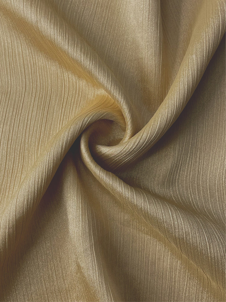 Crinkle Silk Hijab - Beige