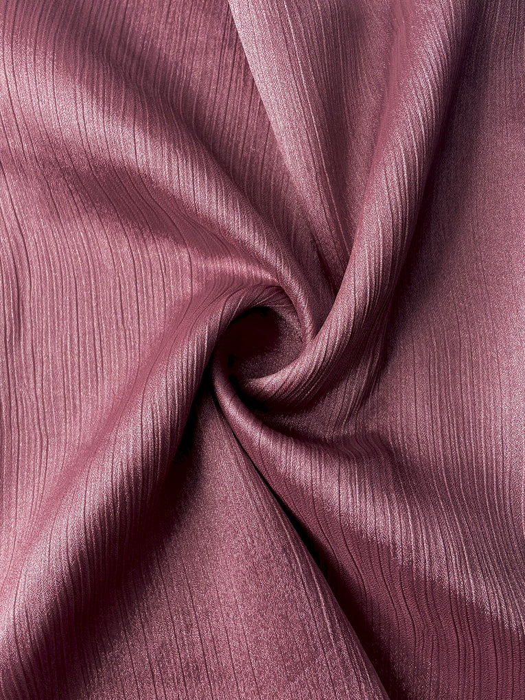 Crinkle Silk Hijab - Rose Pink