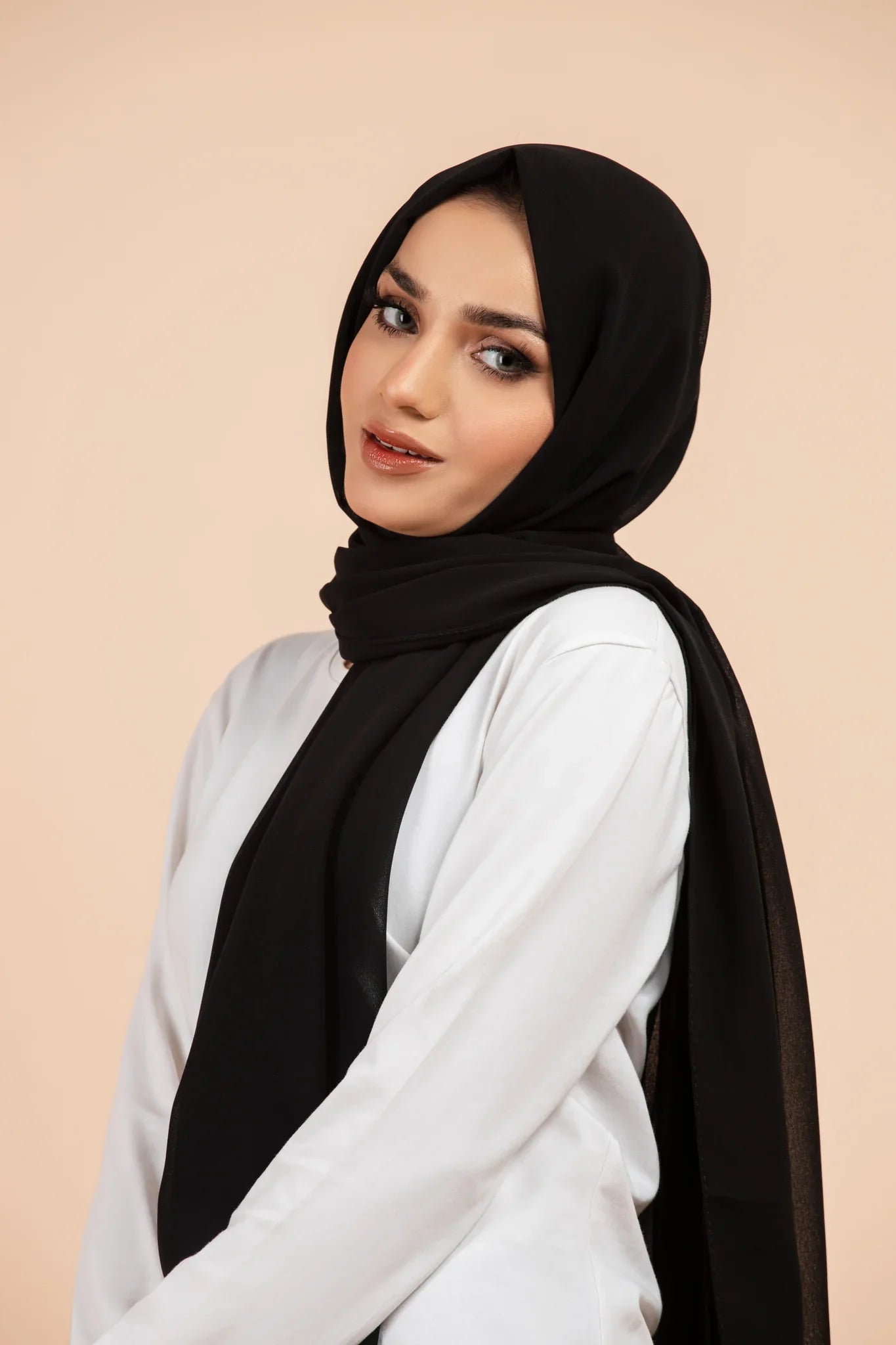 Premium Georgette - Black